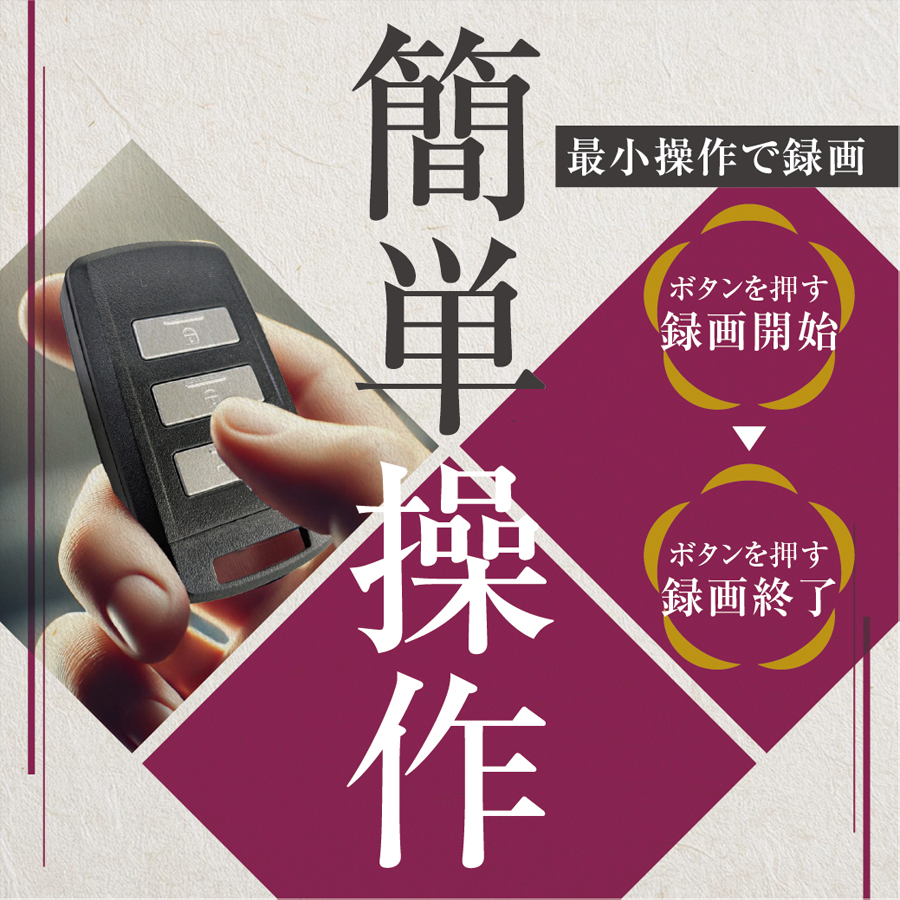 TKJ-KEY-18(Areus 忍64G)(アレースシノビ64G) | 2K録画対応キーレス