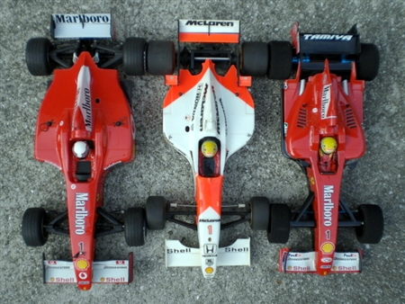 あした風曜日:タミヤF1シャーシ【F104 vs F103 vsF201】