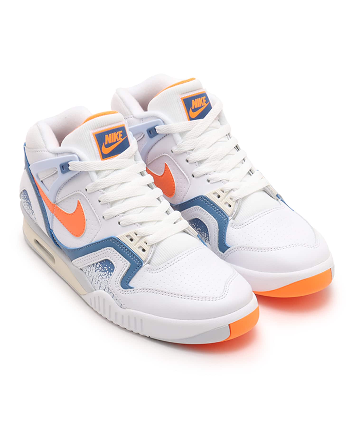 NIKE AIR TECH CHALLENGE II QS WHITE/TART-STONE BLUE-FOOTBALL GREY