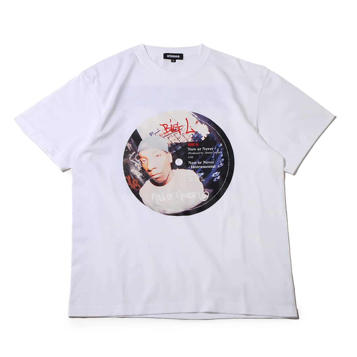 atmos × BIG L × Manhattan Records Vinyl T-shirts WHITE（アトモス