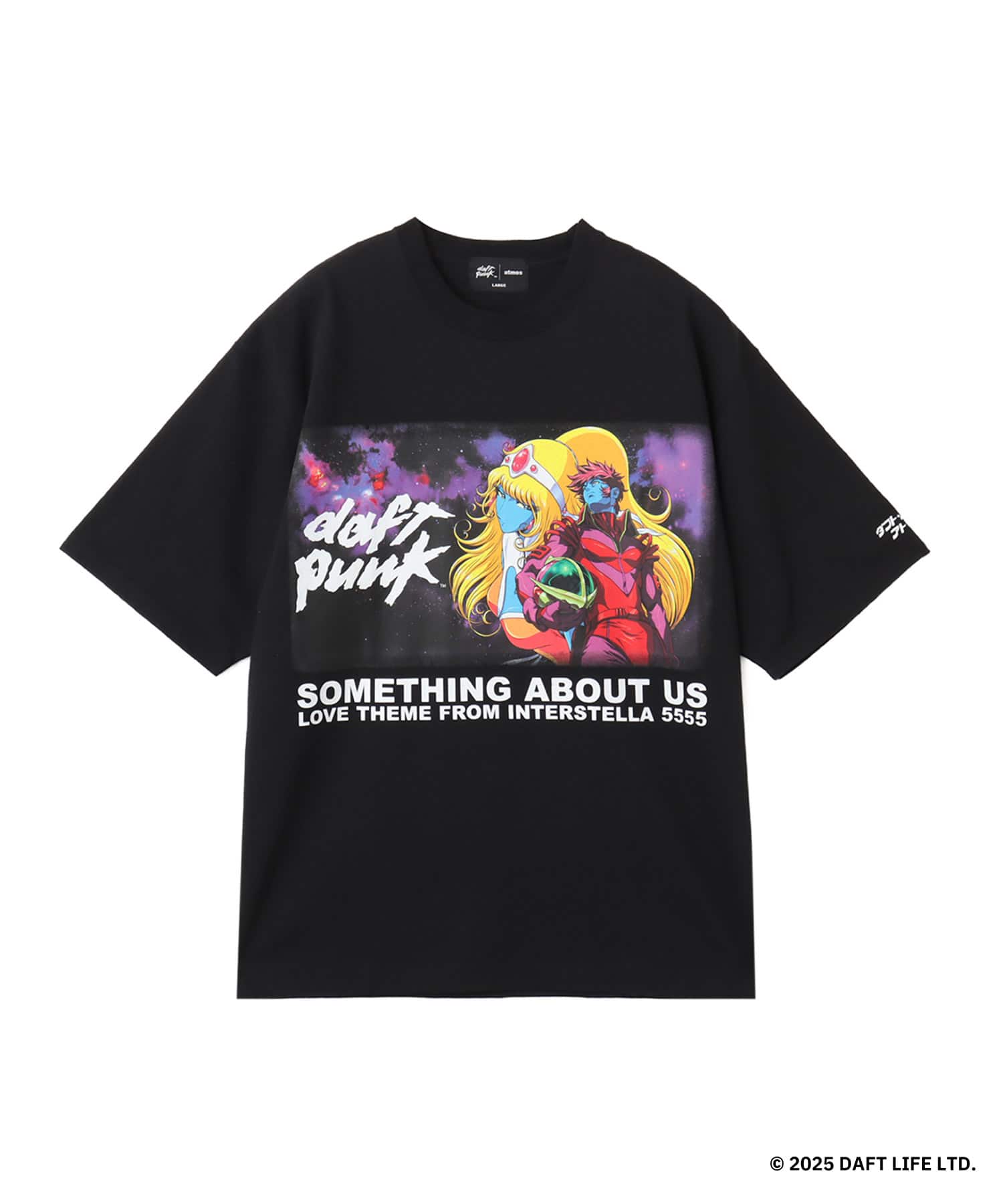 atmos x Daft Punk Something About Us T-shirt BLACK（アトモス