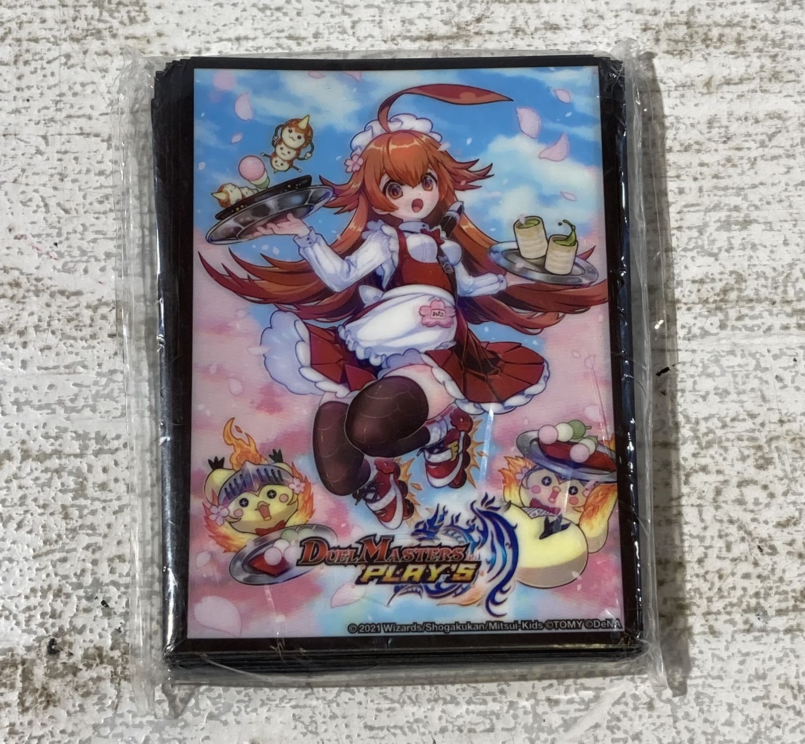 紫波50-7-1111】【中古】デュエルマスターズ 「ルピコ春スリーブ」公式
