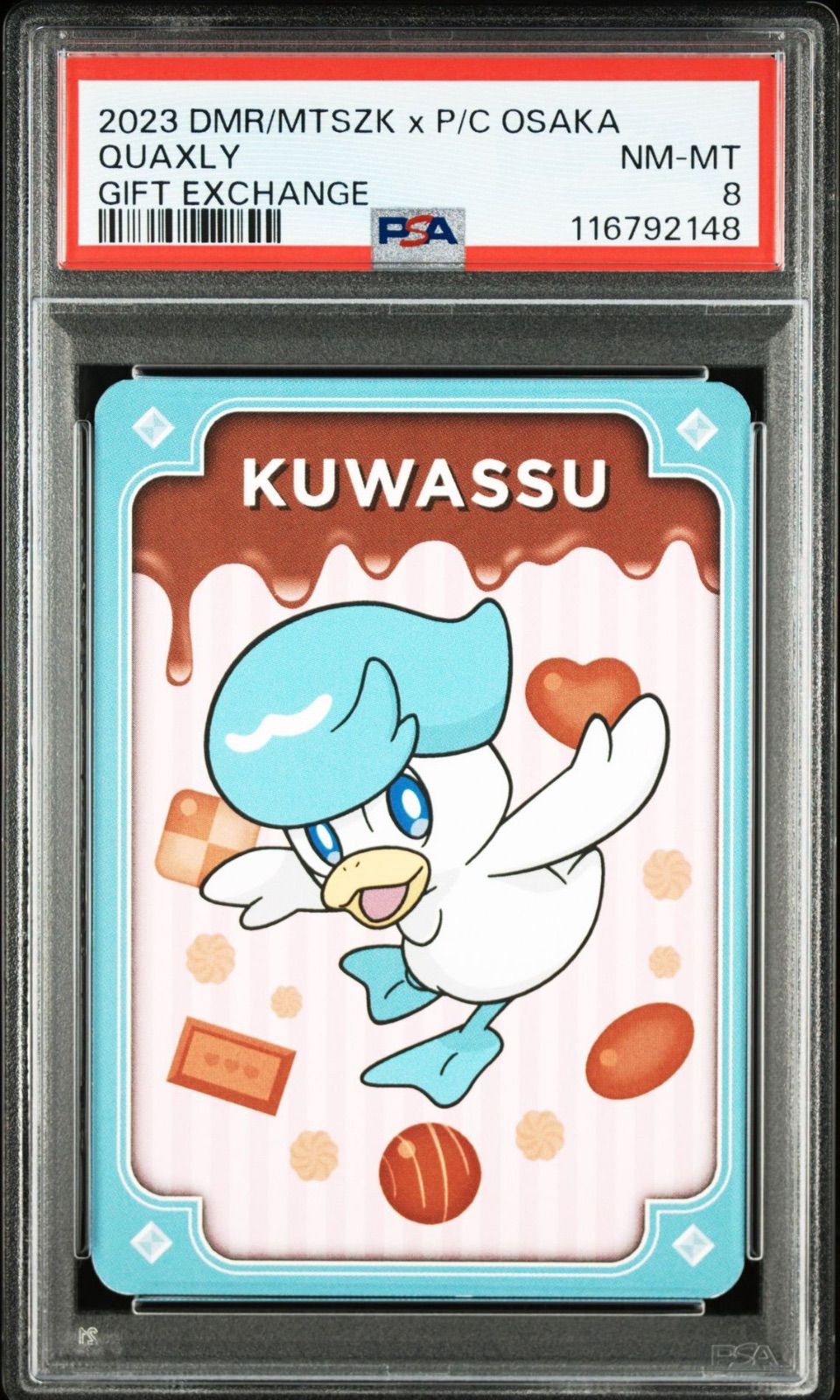 クワッス】PSA8 梅田大丸限定 ポケモンセンターオオサカ バレンタイン