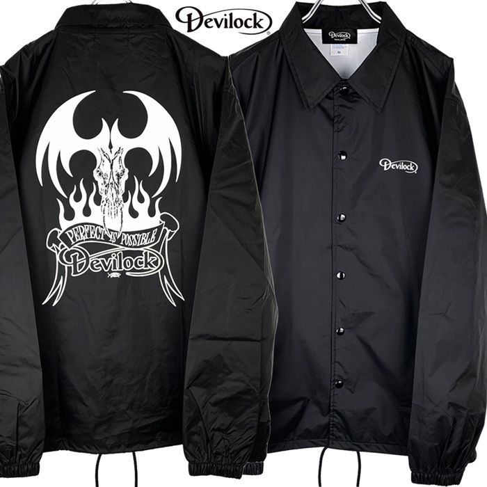 DEVILOCK デビロック「FIRE TATTOO COACH JACKET」コーチジャケット
