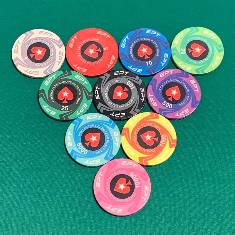 RedAces EPT ポーカーチップ カジノチップ 麻雀 トランプ ゴルフ