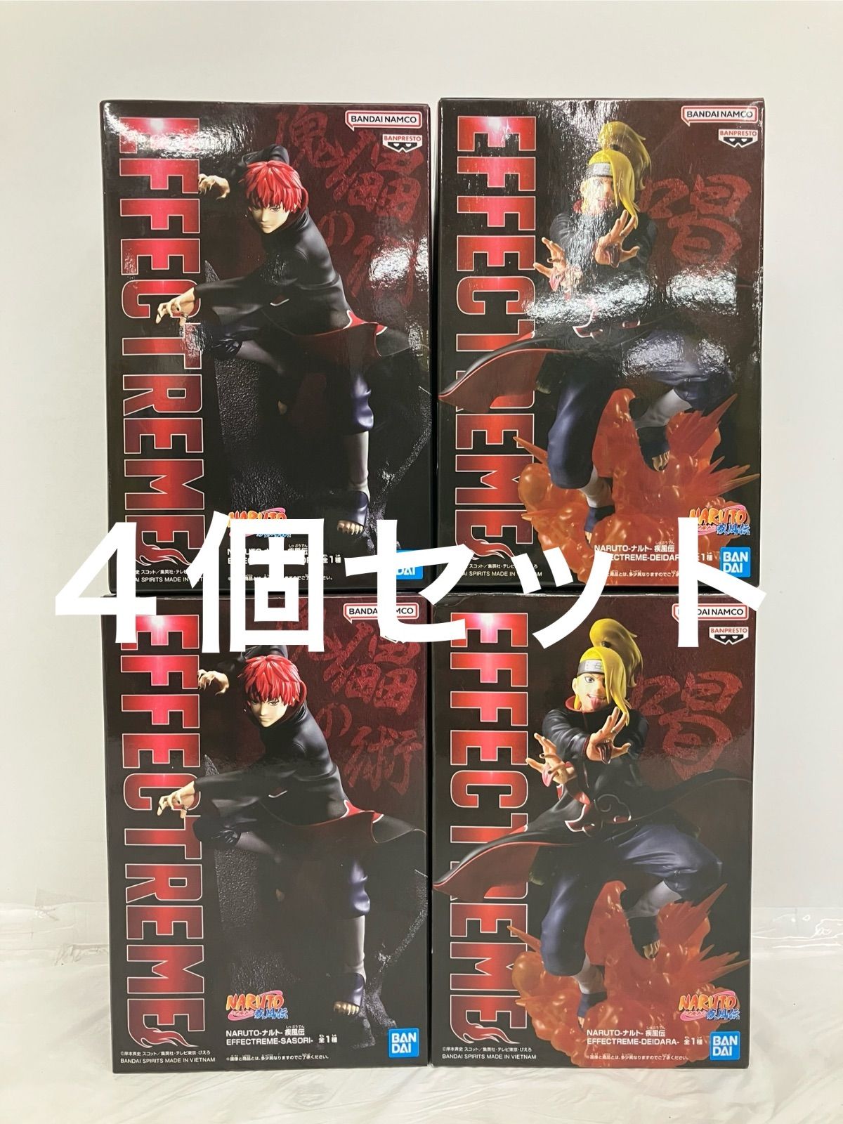 未開封 NARUTO ナルト疾風伝 EFFECTREME フィギュア デイダラ サソリ 2