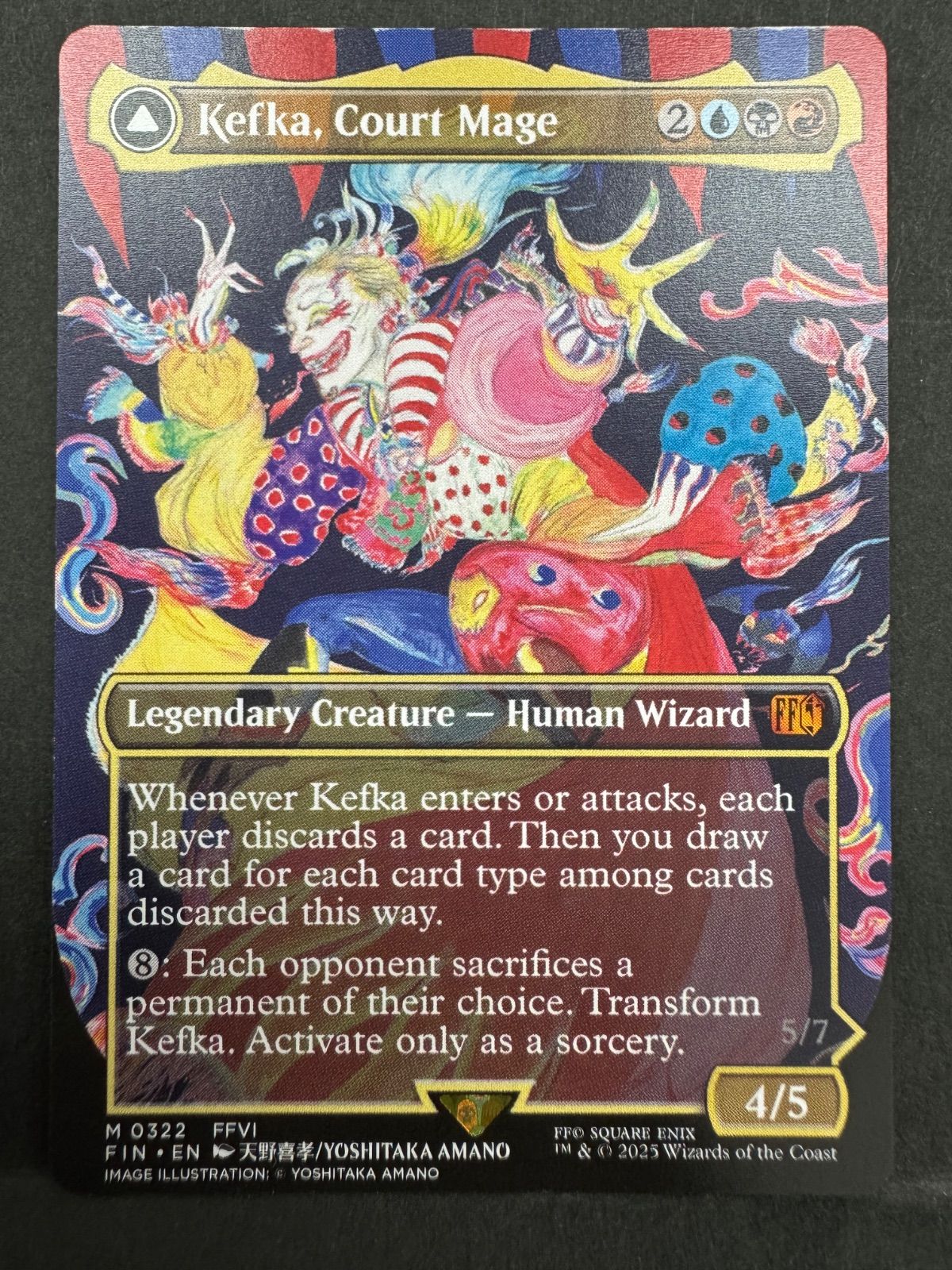 MTG 人造魔導士、ケフカ ボーダレス Foil 英語版 MTG 人造魔導士