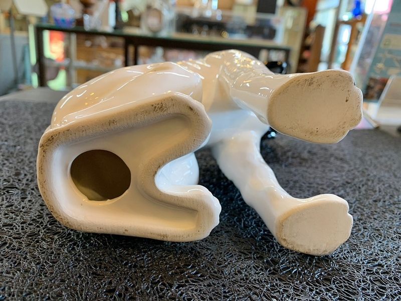 ビクター 犬 高さ21cm Victor ニッパー 陶器 置物 昭和レトロ
