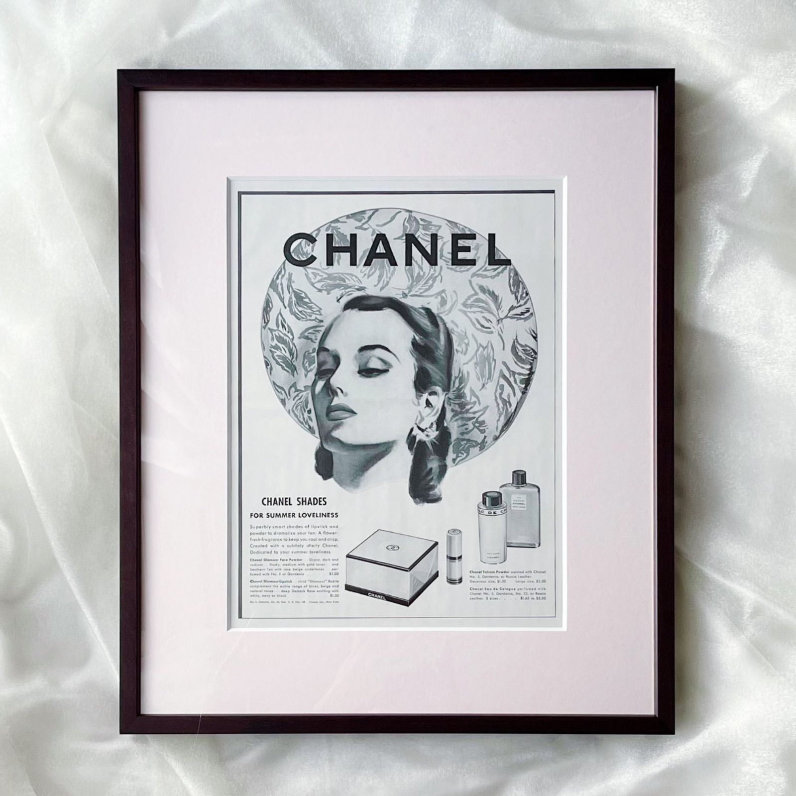 1941＞ CHANEL シャネル アドバタイジング ポスター ヴィンテージ