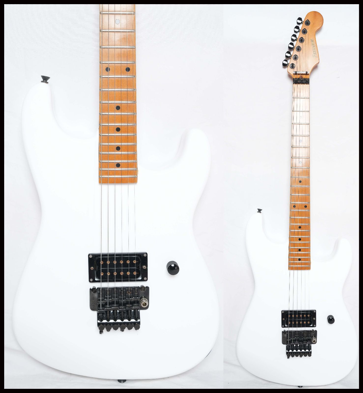 ☆FERNANDES☆STC-70 WHITE リフィニッシュ Charvel San Dimasスタイル