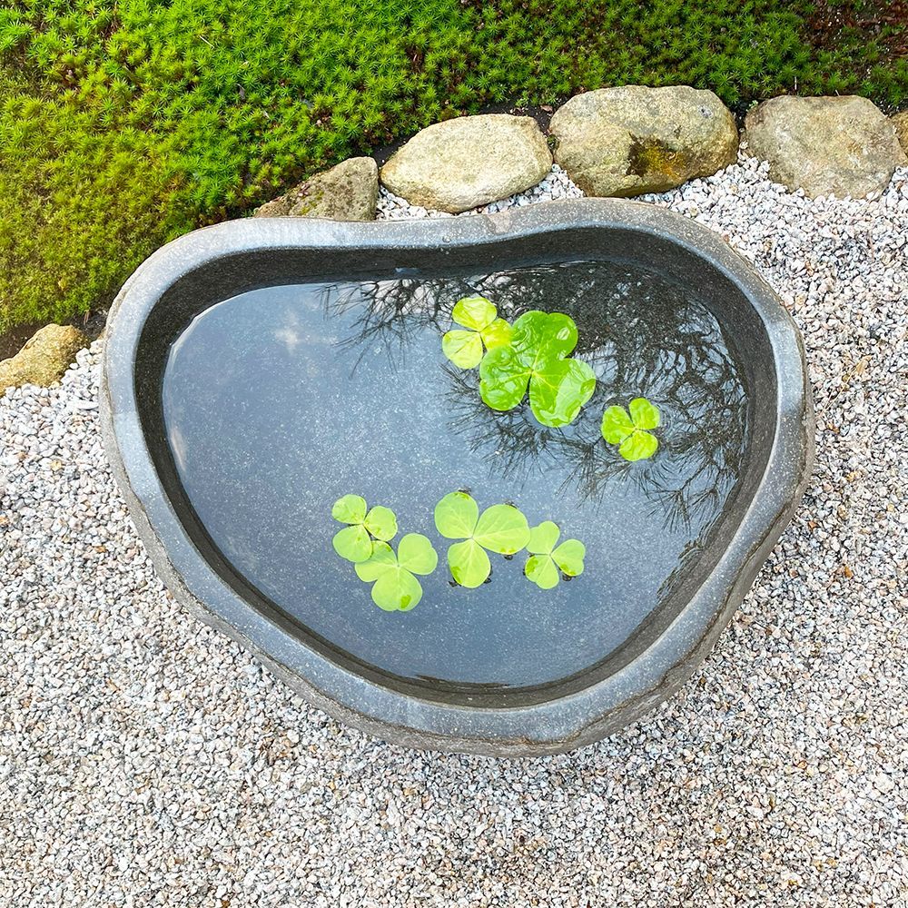 水鉢 石 メダカ鉢 めだか 大型 おしゃれ 庭 つくばい 手水鉢 蹲 睡蓮鉢