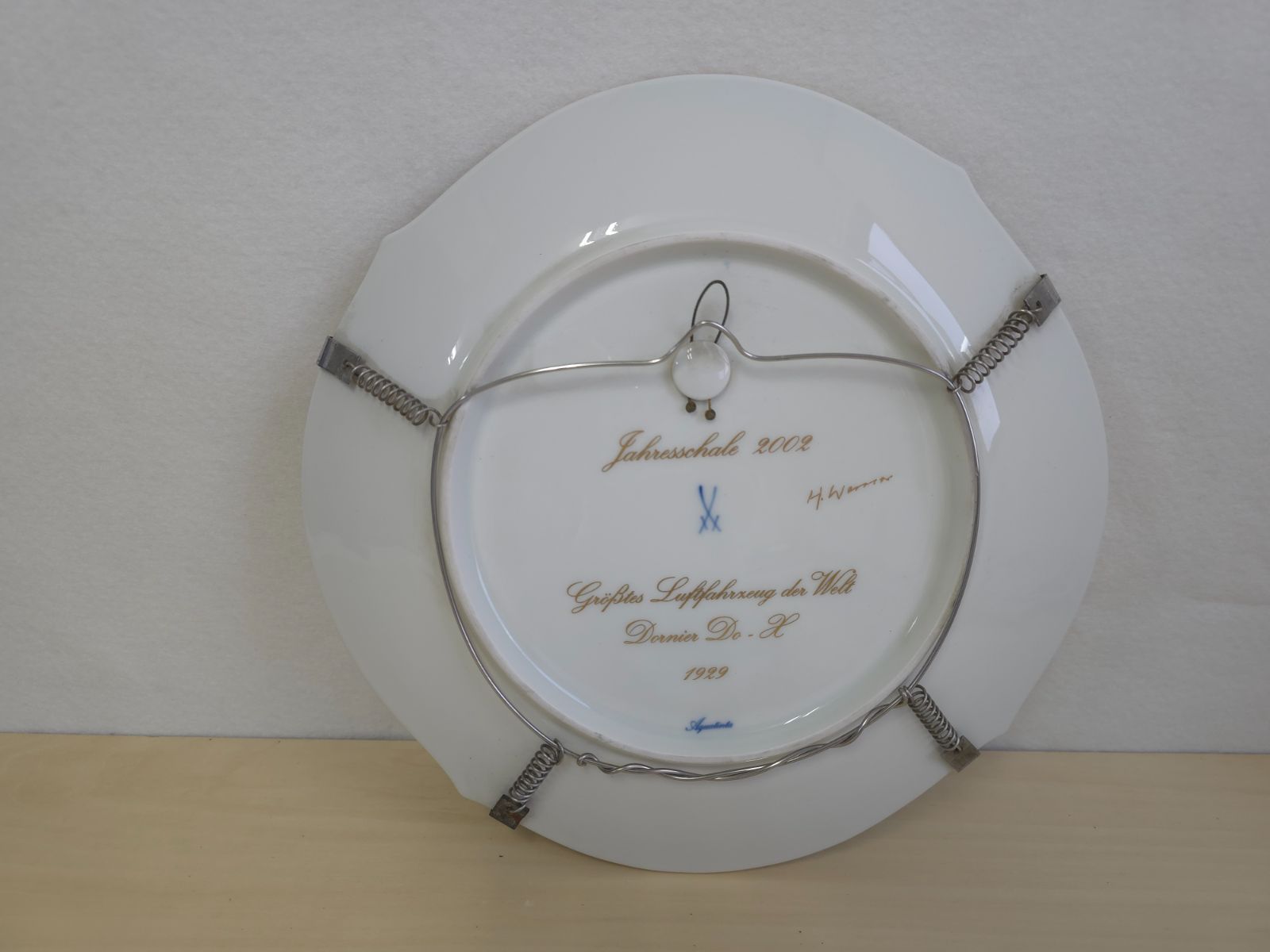 中古】M▽マイセン MEISSEN イヤープレート イヤーコレクション 2002年