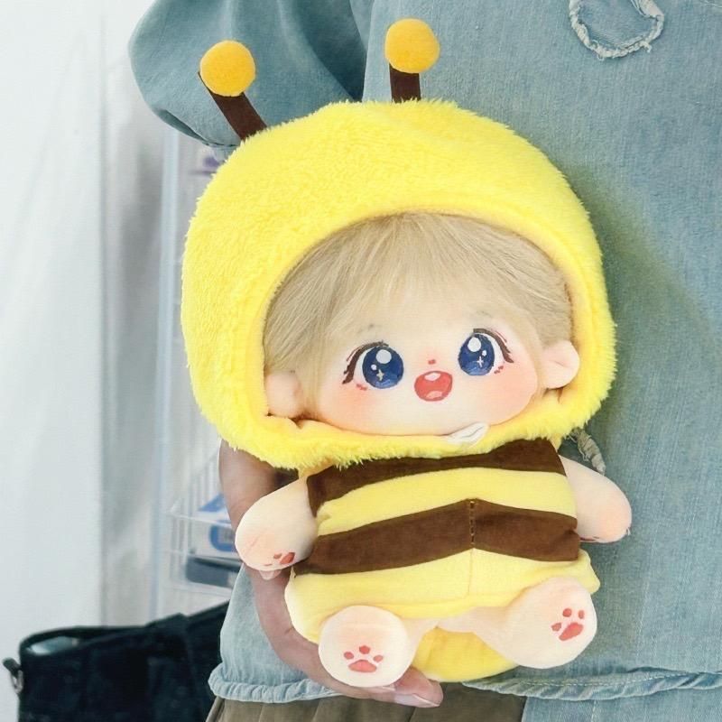 10cm.15cm.20cm】 ぬい服 かわいい ミツバチの着ぐるみ服 ぬいぐるみ用