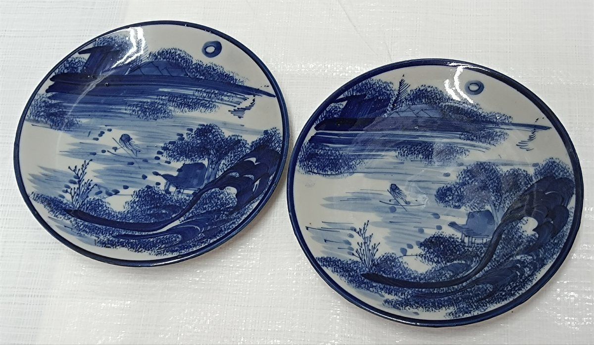中国美術 伊万里焼の陶器／銘あり伊万里 明治 古玩 年代品 骨董 稀少