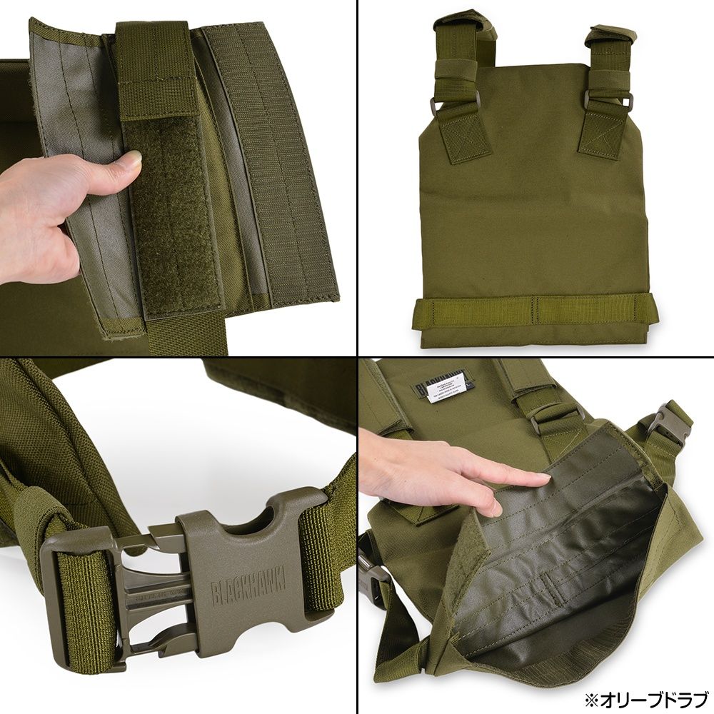 BLACKHAWK プレートキャリア Low Vis Plate Carrier [ ブラック / L