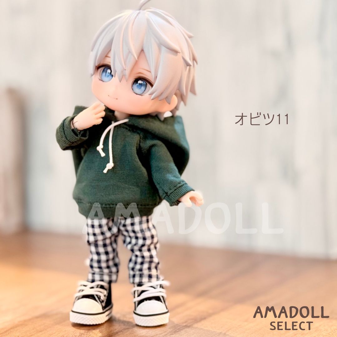 ねんどろいどどーる オビツ11 着用可能 服 靴 男の子 パーカー