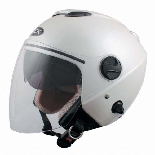 TNK工業 バイクヘルメット スピードピット ZJ-2 ZACKジェット パール