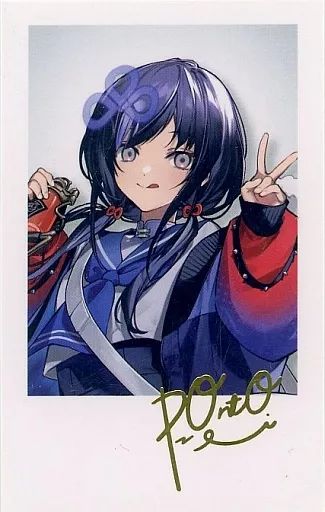 中古】キャラカード 先斗寧(箔押しサイン入り) 「バーチャルYouTuber