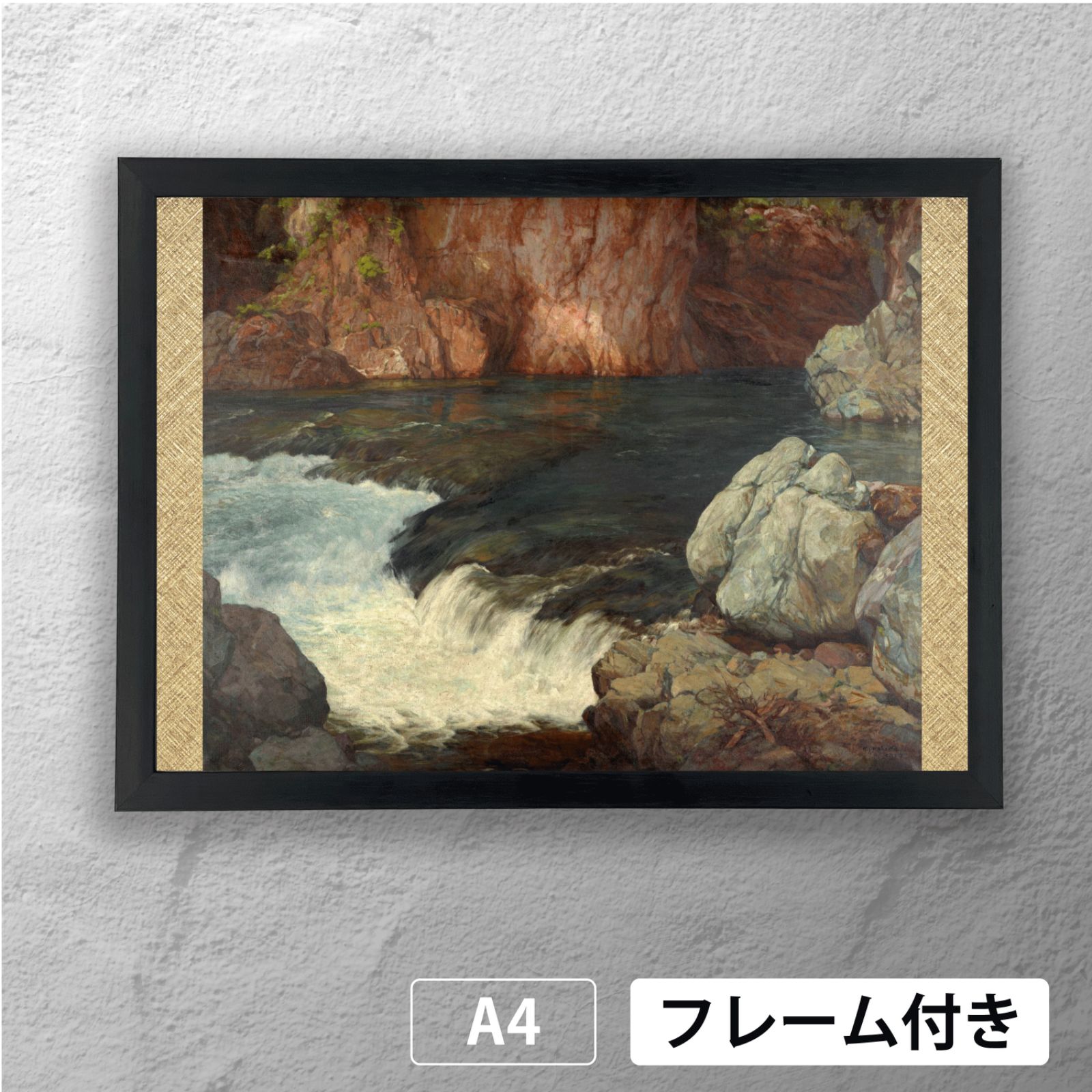 真作/大谷句佛/椿画賛/布袋屋掛軸HG-49