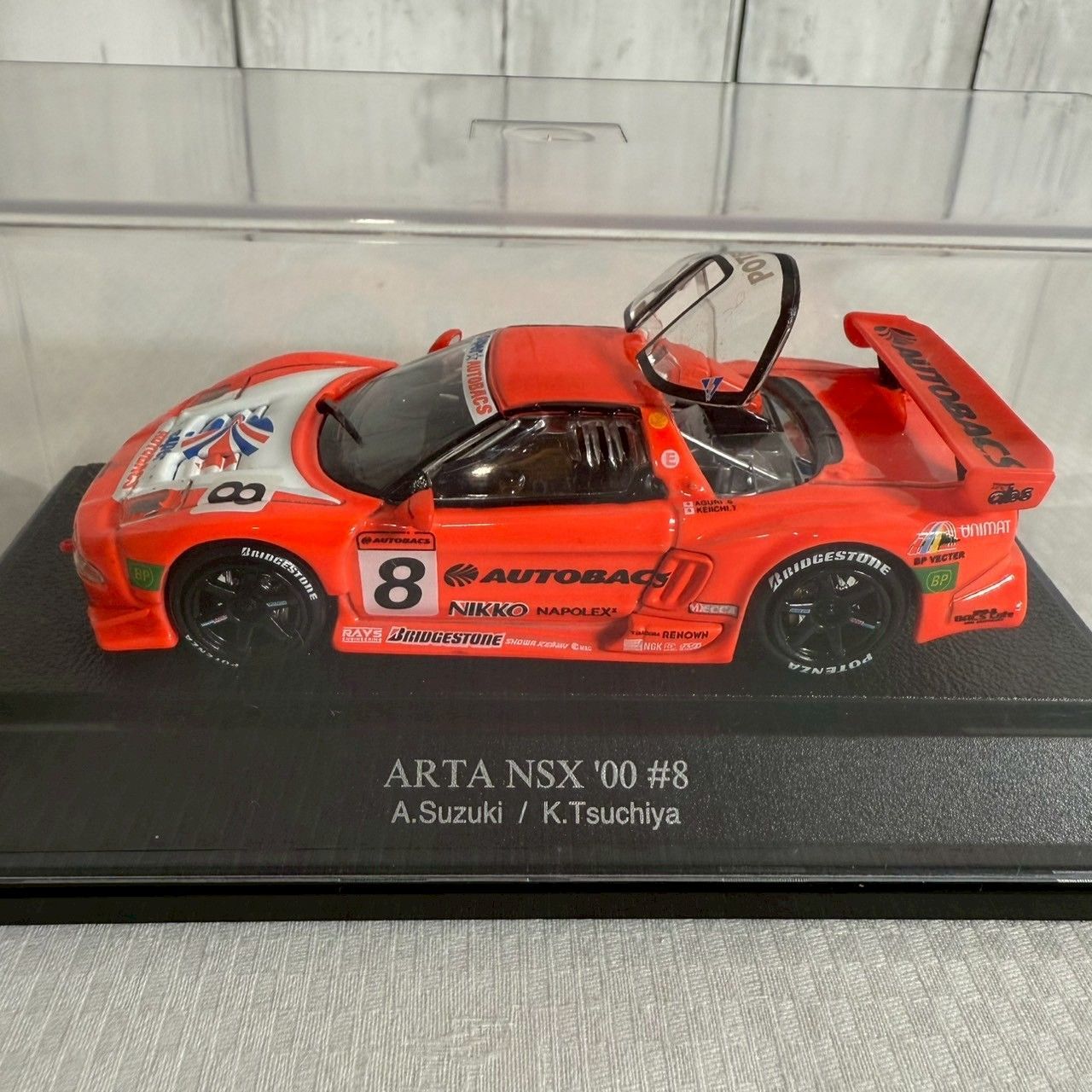 値下げ交渉歓迎 ミニカー HONDA NSX 1/43スケール ARTA NSX 2000年GT