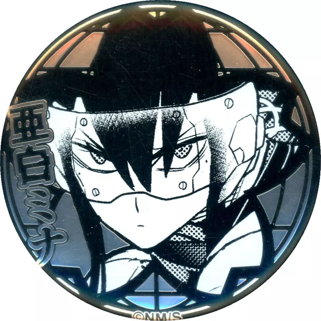 中古】バッジ・ビンズ 亜白ミナ 「怪獣8号展 白銀バッジコレクション