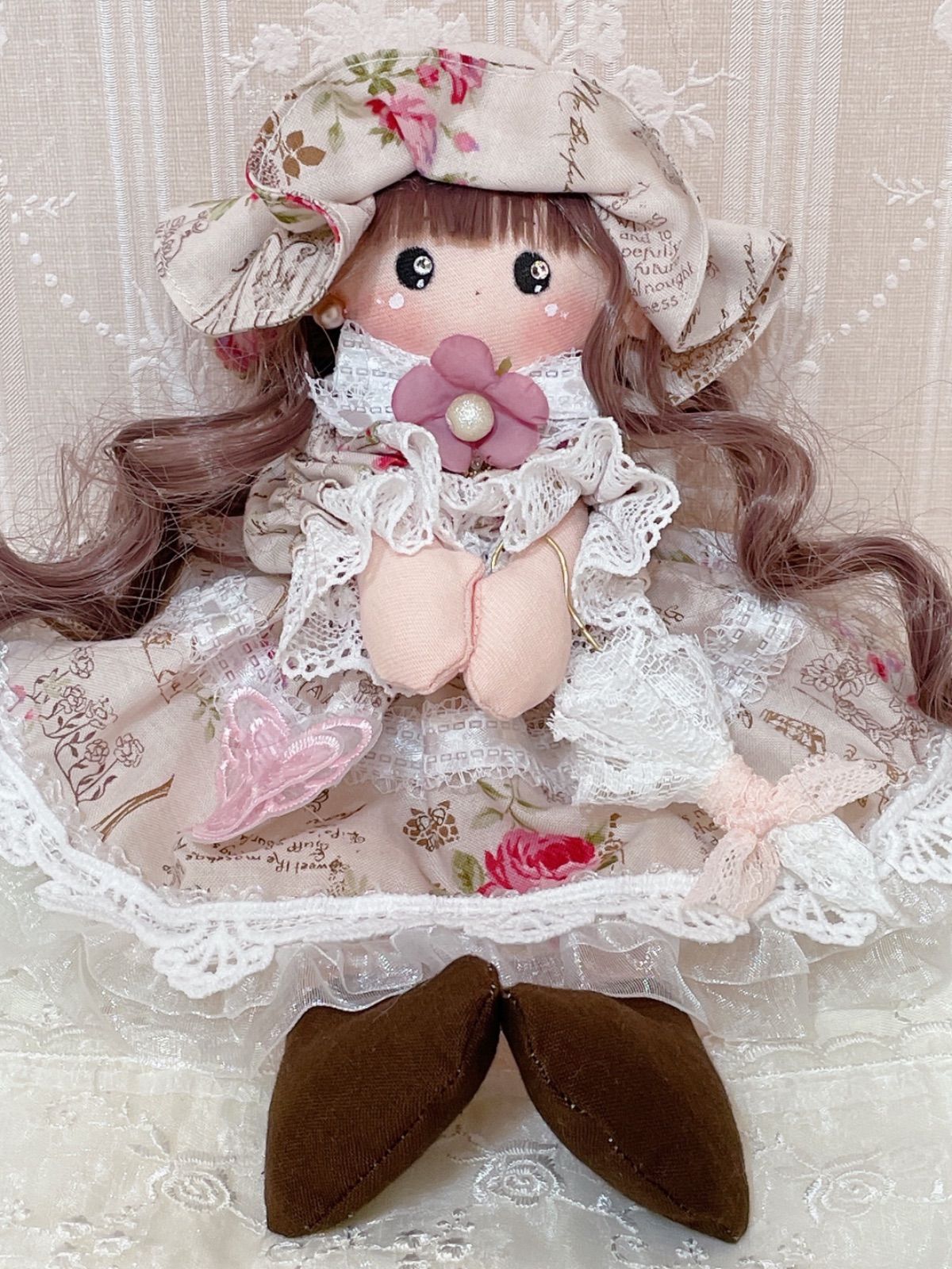 カントリードール 手作り人形 ハンドメイドドール - メルカリ