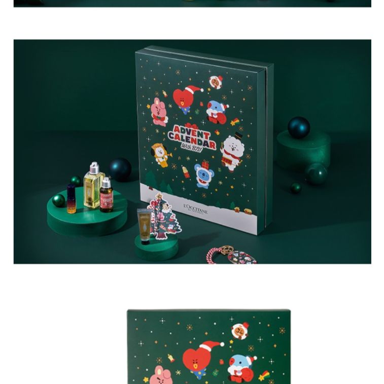 BTS BT21 ロクシタン クリスマス コラボ アドベントカレンダー レア