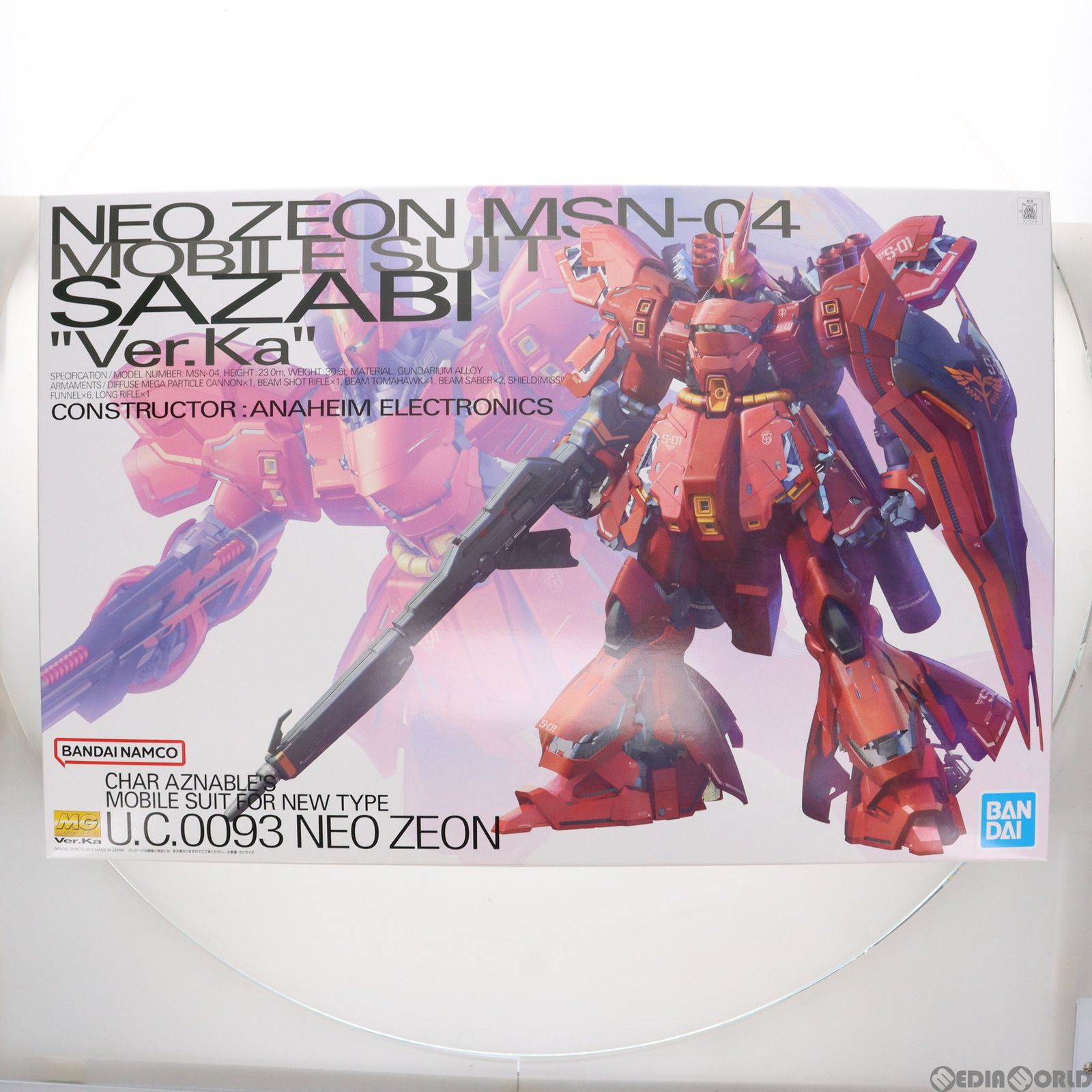再販)MG 1/100 MSN-04 サザビー Ver.Ka 機動戦士ガンダム 逆襲のシャア
