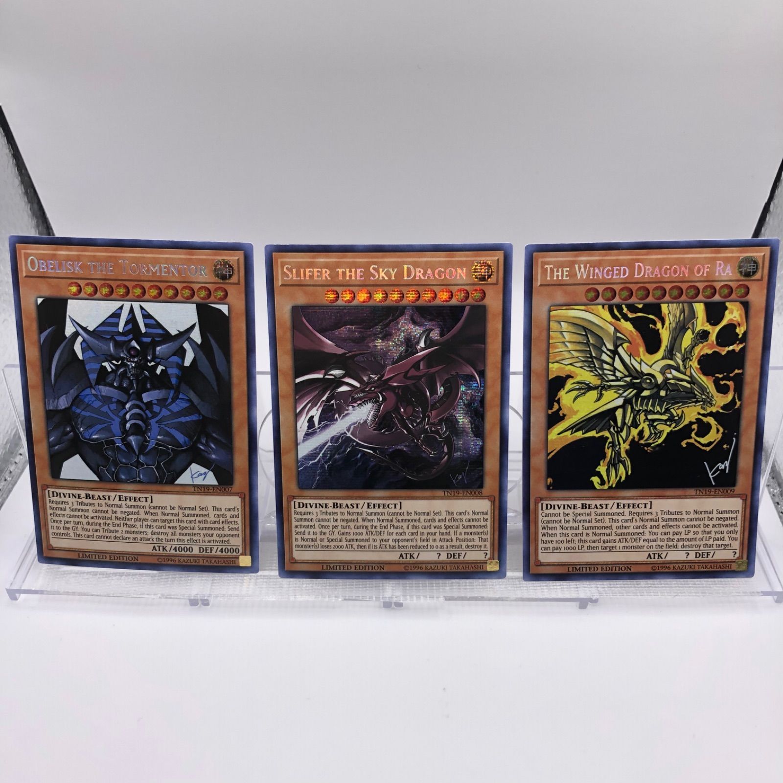 遊戯王 三幻神 シークレット GB1 ゲーム特典 英語 限定 遊戯王 三幻神