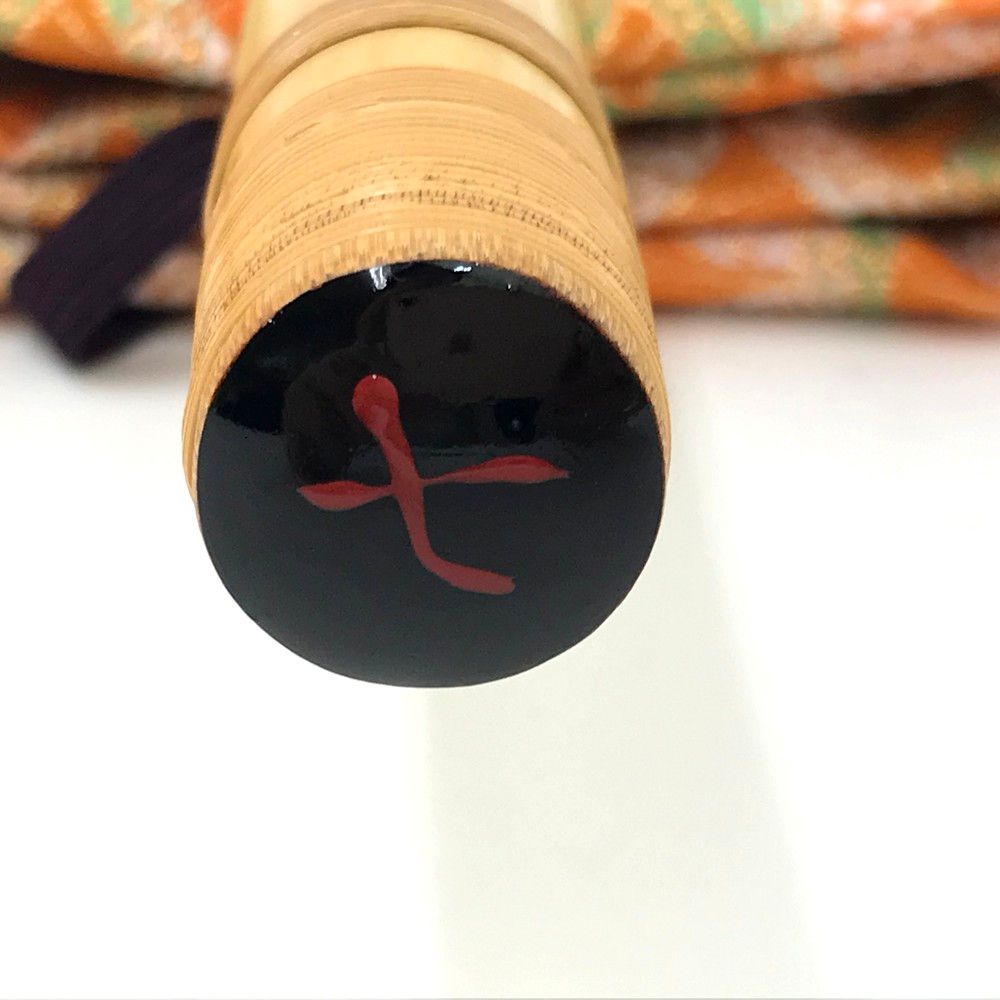 蜻蛉銘 藍山 七本調子 篠笛 しの笛 横笛 全長/42cm 布製袋付き - メルカリ