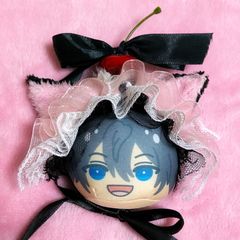 181】ぬいぐるみ ぬい服 おまんじゅう ヘッドドレス【白 黒 赤 パンダ