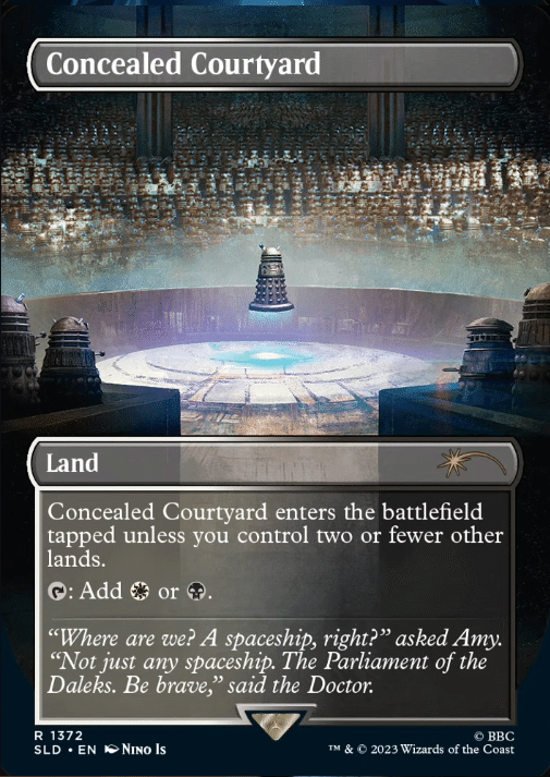 MTG 尖塔断の運河 foil 4枚 secret lair ドクターフー