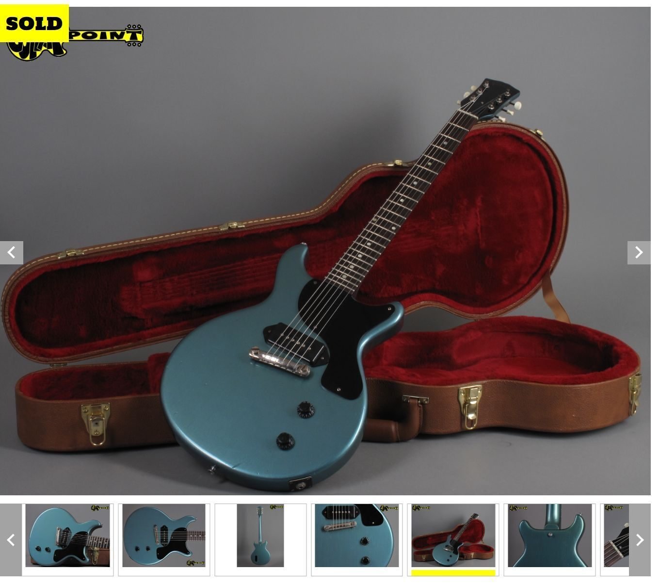 グラスルーツ レスポールジュニアPelhamBlue ぼっちざろっく! 喜多郁代
