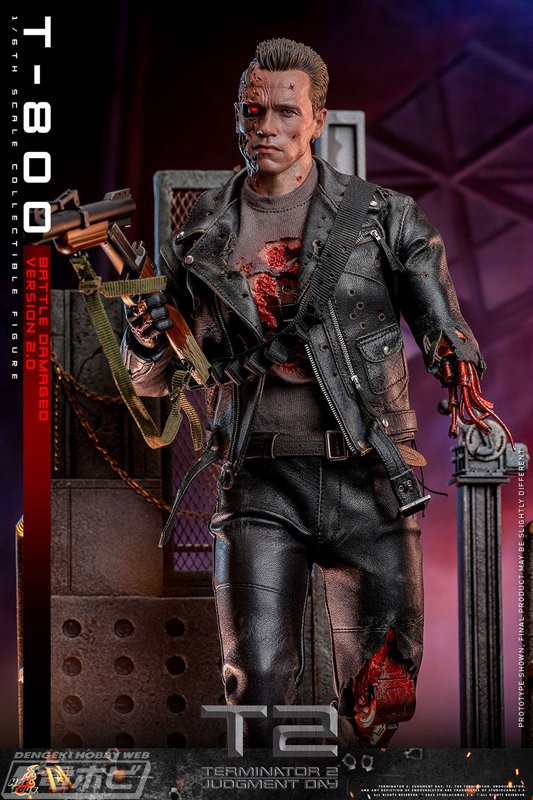 ターミネーター2』「T-800」の可動フィギュアが“バトルダメージ版”と