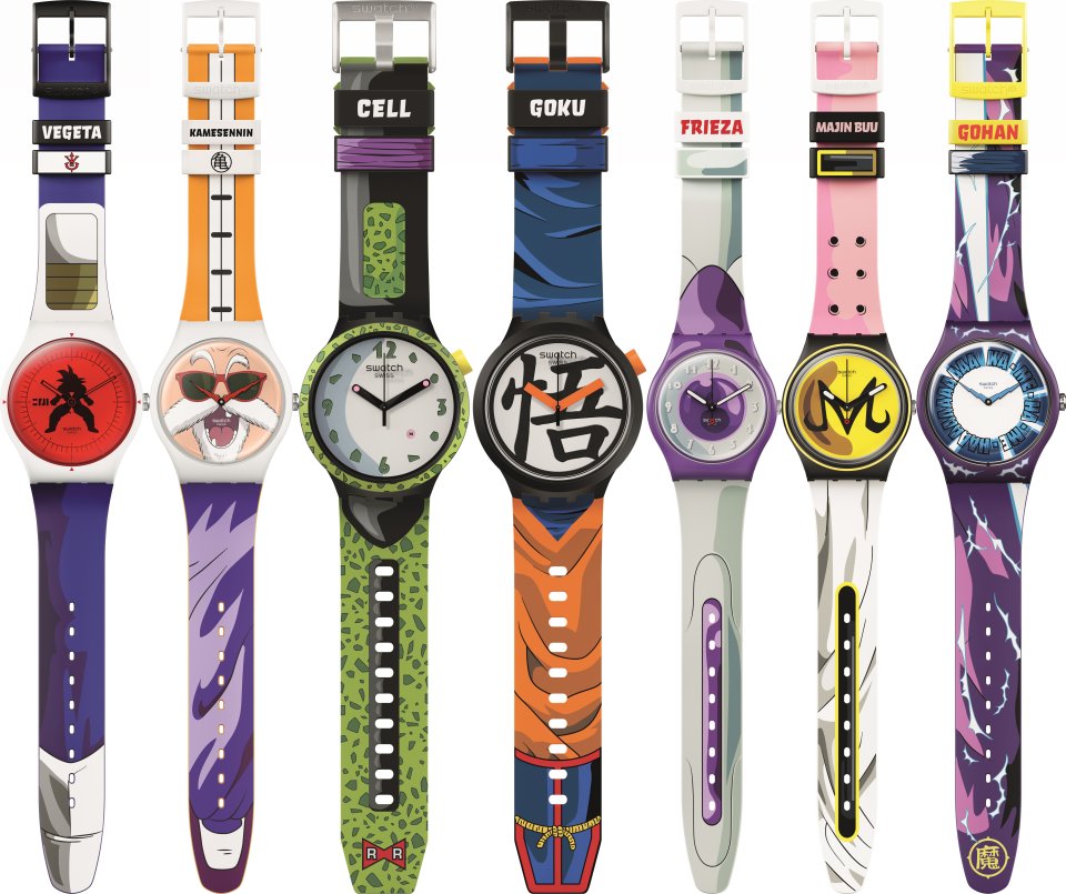 SWATCH X ドラゴンボール Z コレクション ～悟空、悟飯、亀仙人