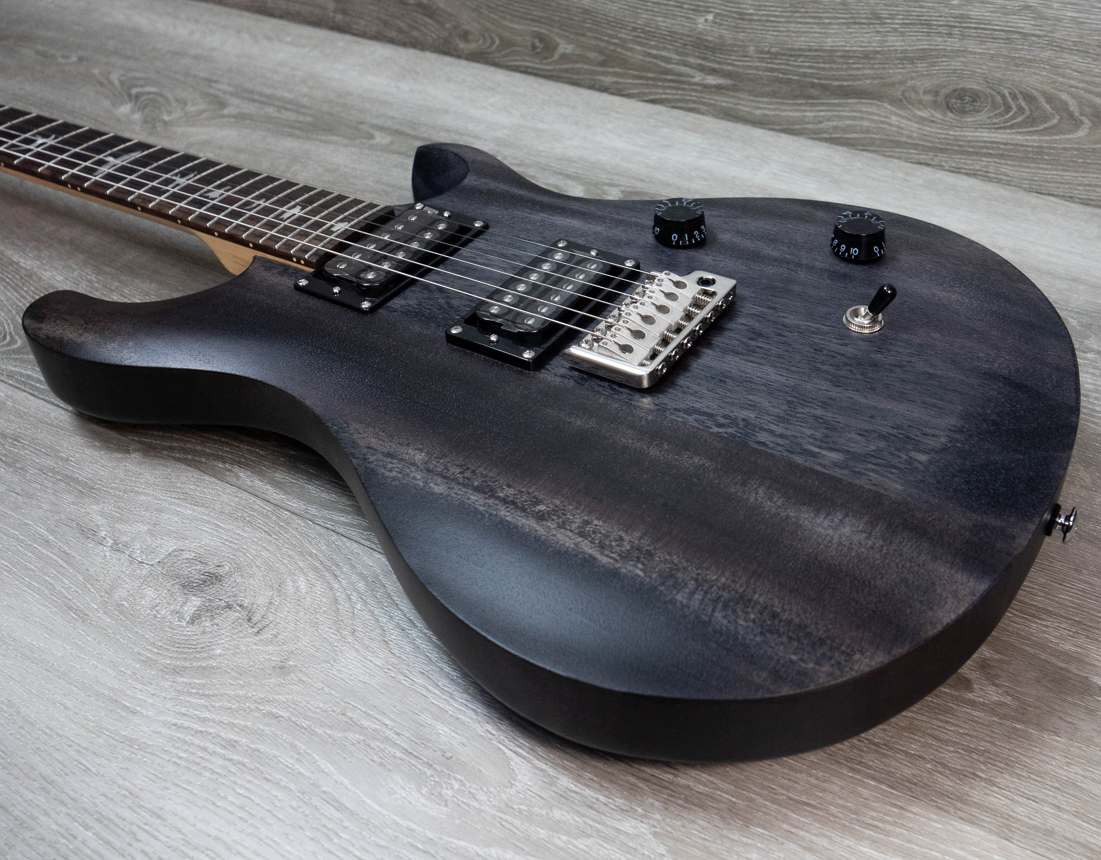 PRS SE CE24 Standard Satin, Charcoal – A Strings