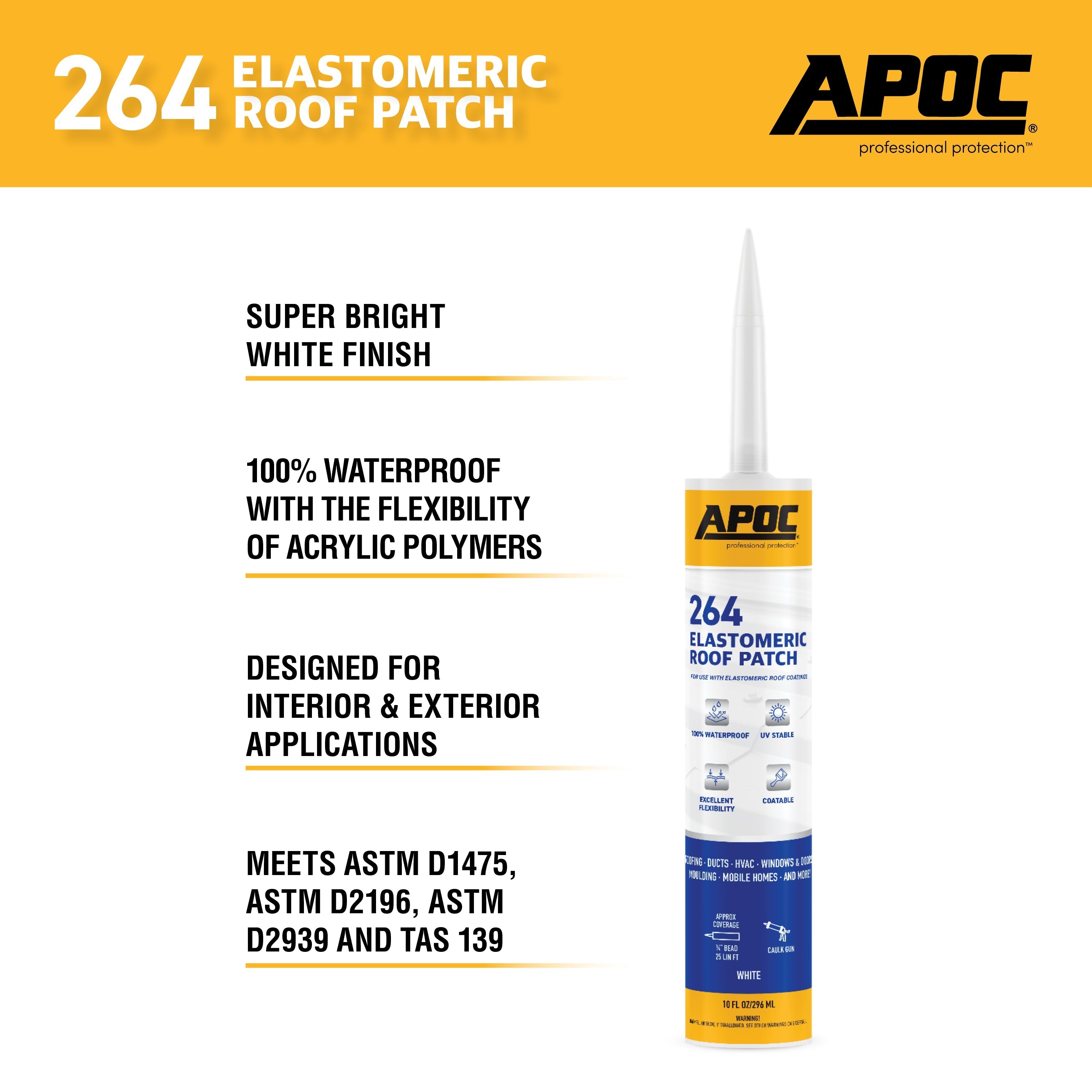 APOC® 264Elastomeric Roof Patch