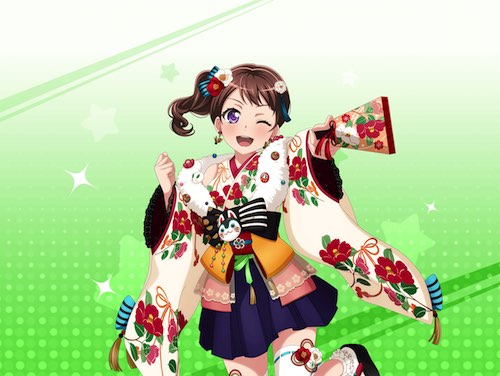 バンドリ！ガルパ】[キラキラニューイヤー]戸山香澄のスキルとイラスト
