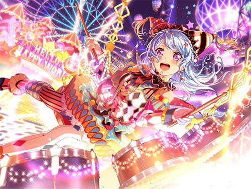 バンドリ！ガルパ】[買い物も一生懸命]松原花音のスキルとイラスト