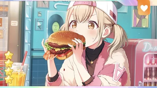 プロセカ】[精一杯のひと口]小豆沢こはねのカードイラストと衣装