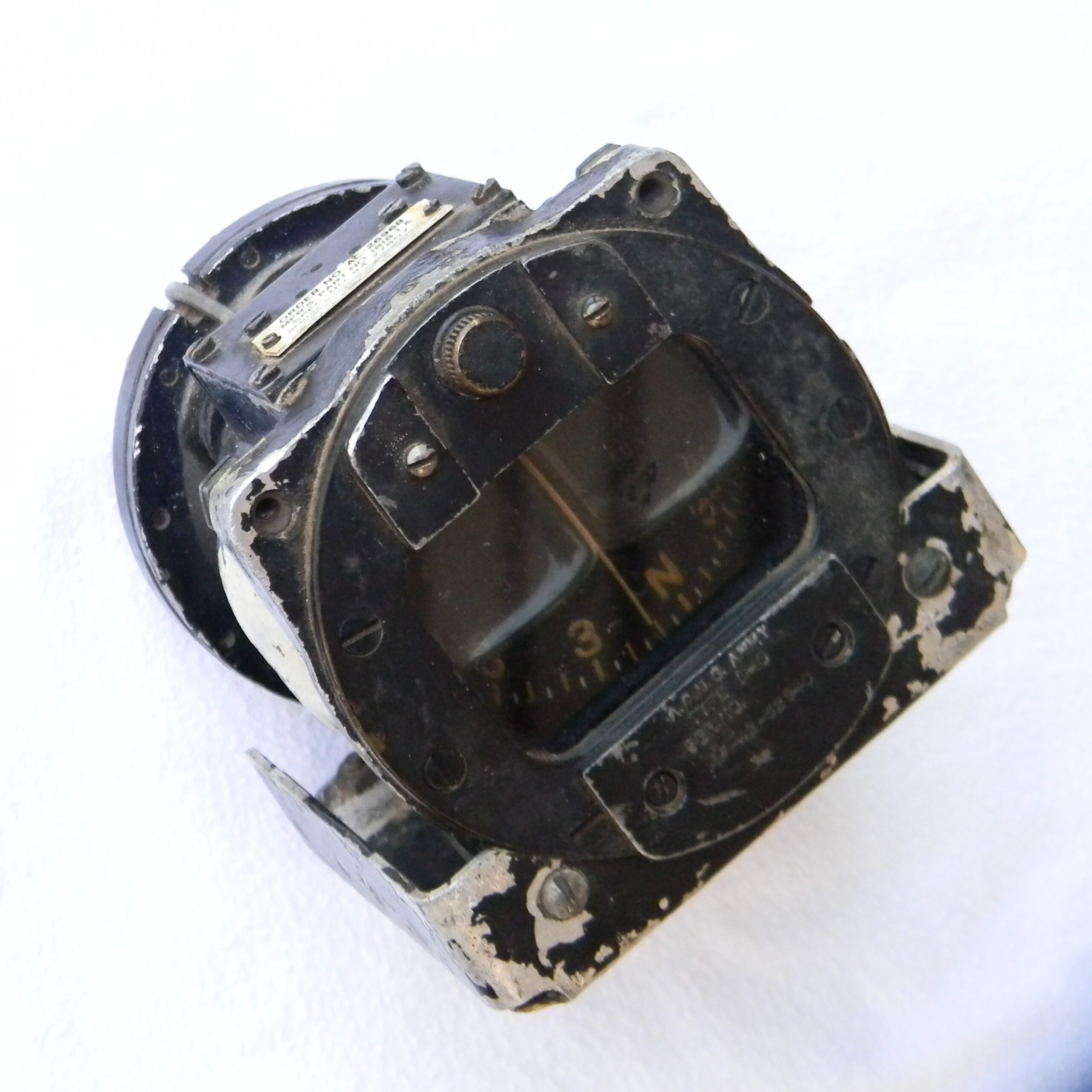 WW2 USAF Type B16 compass, original sales receipt included