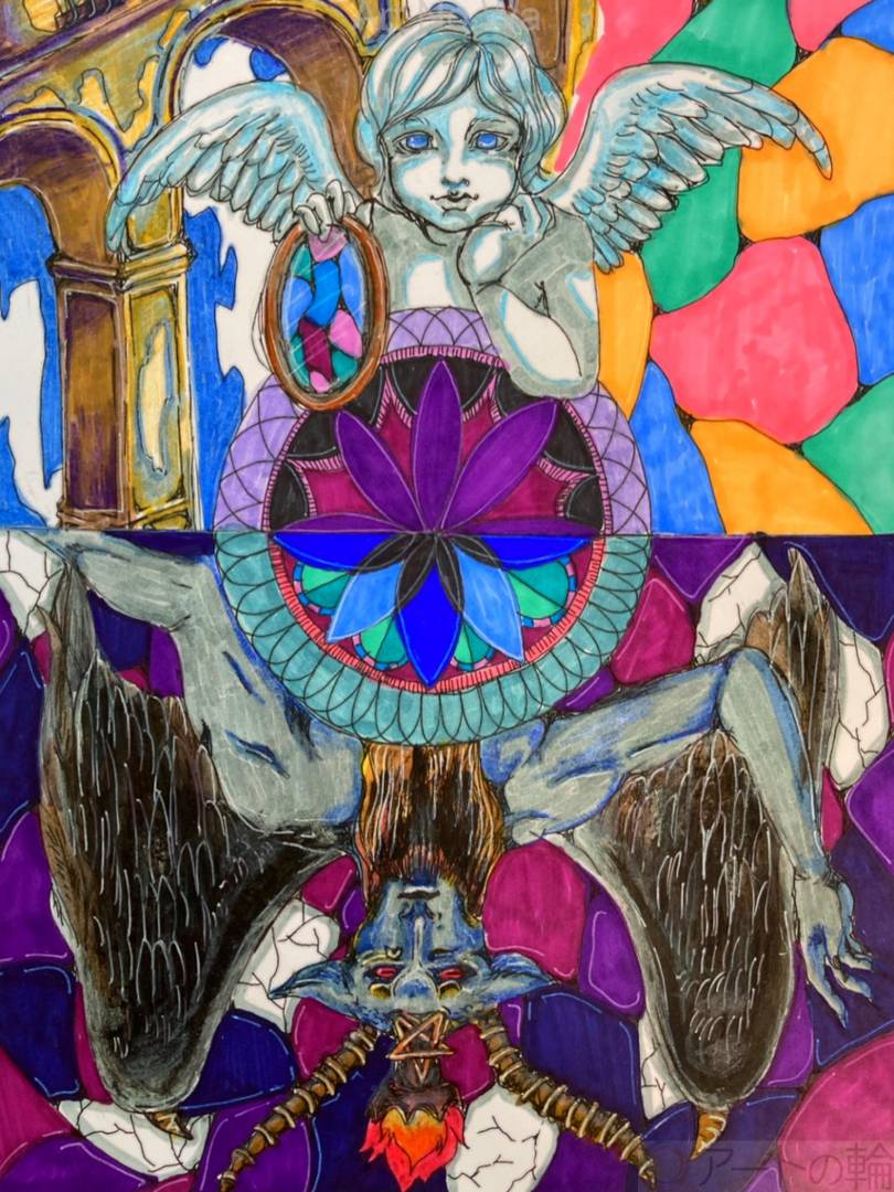 天使と悪魔(サタン) | アートの輪