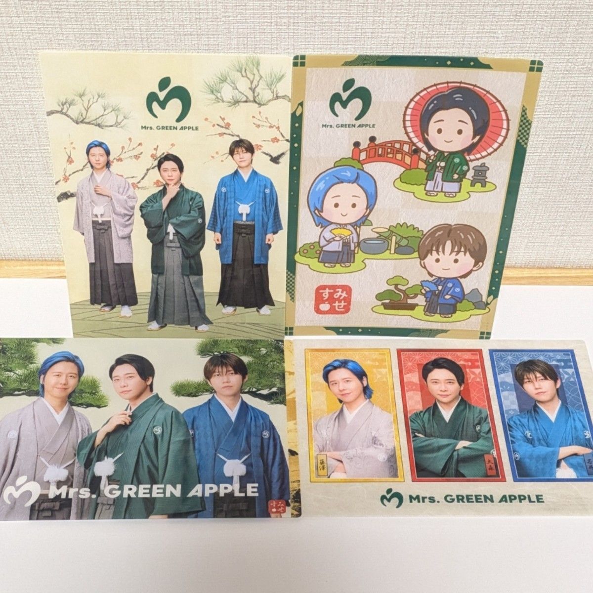 全4種セットミセスグリーンアップル ビジュアルシート コンプリート