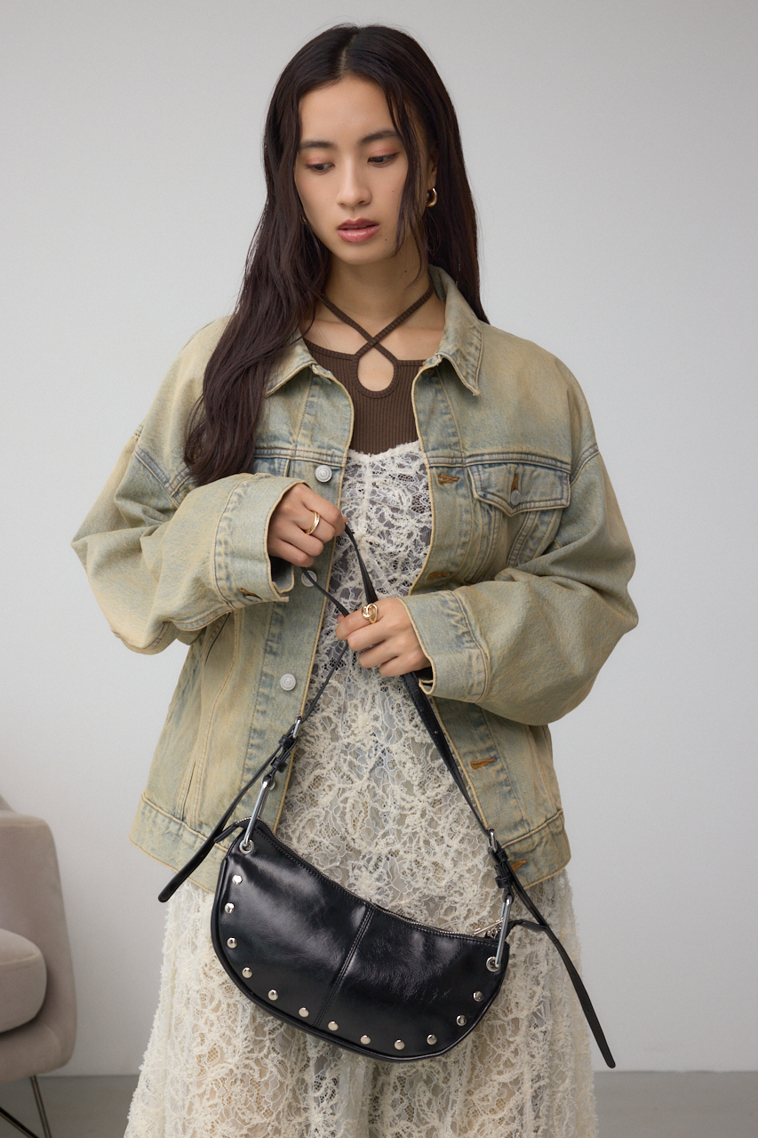 スタッズデザインワンハンドルバッグ｜WOMEN｜250IAC55-060K｜AZUL BY