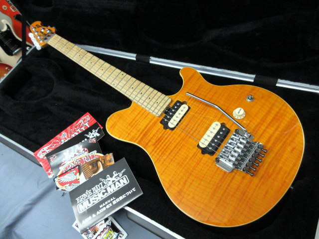 MUSIC MAN USA AXIS FLAME MAPLE / TRANS GOLD – 神戸ギターショップ B
