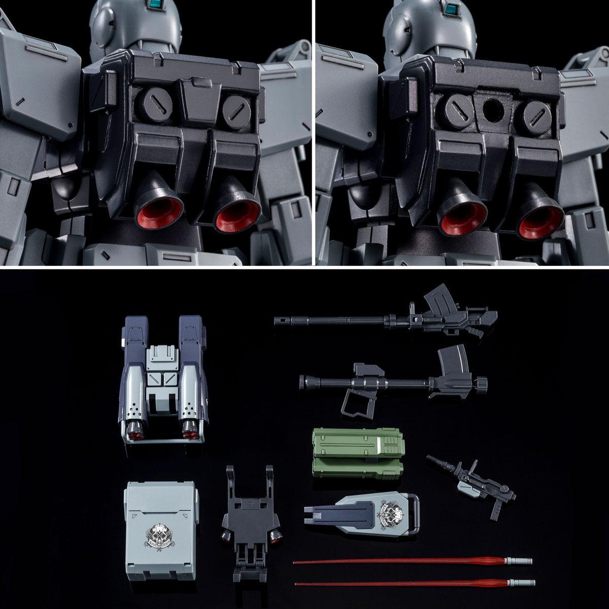 HG 1/144 陸戦型ジム（スレイヴ・レイス隊仕様）（パラシュート