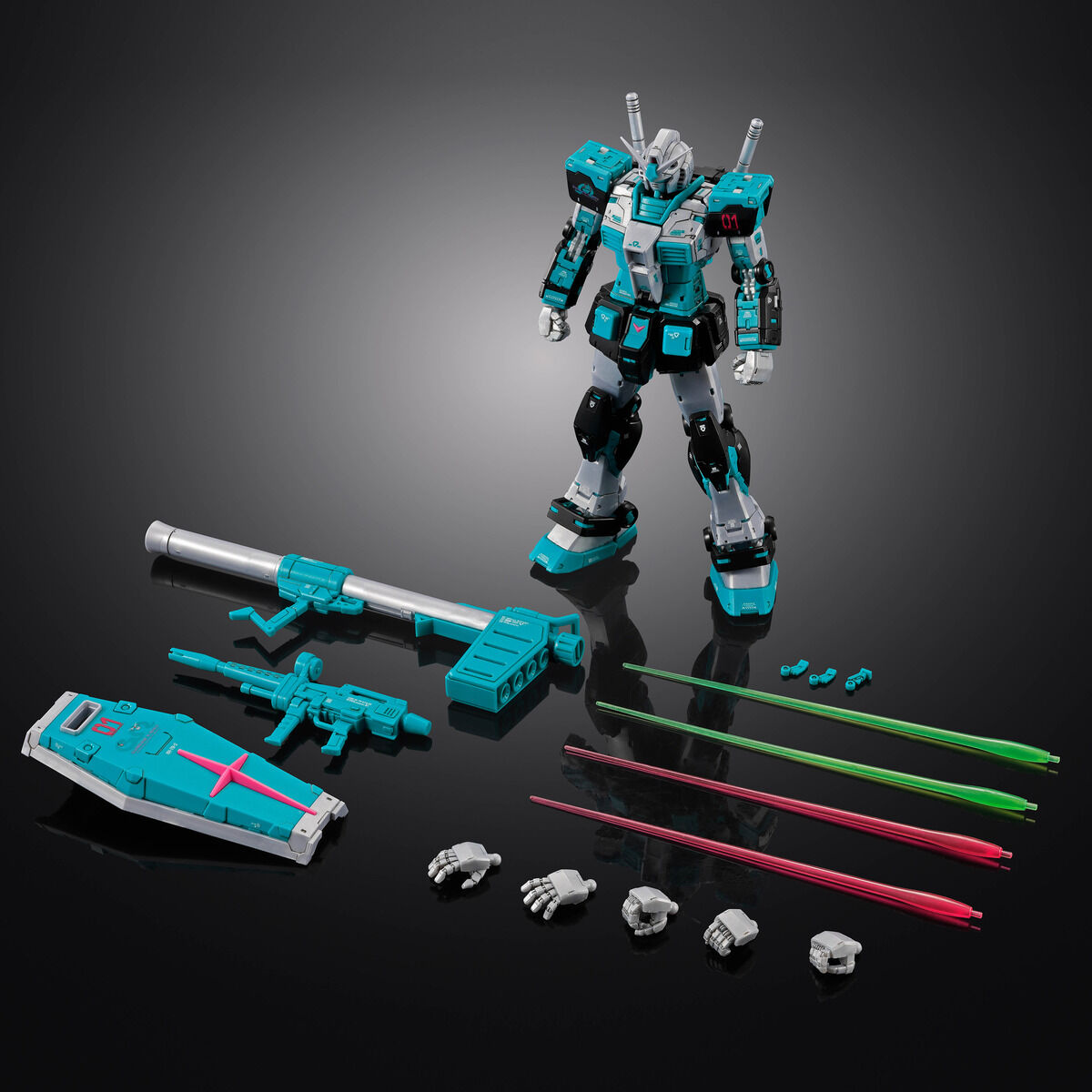 抽選販売】RG 1/144 RX-78-2 ガンダム Ver.2.0 [初音ミクVer