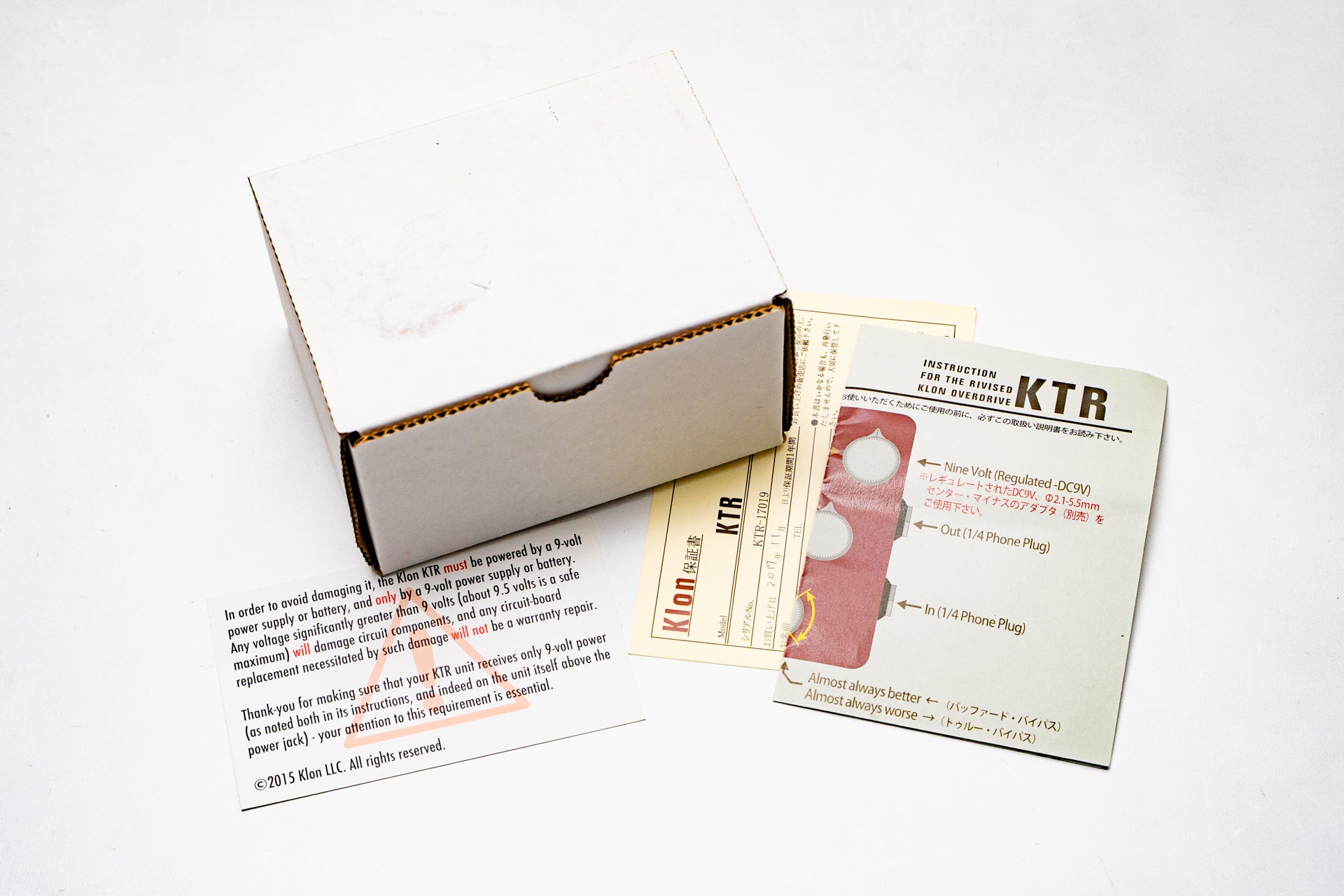used】KLON / KTR V2【GIB Yokohama】 – Bass Shop Geek IN Box