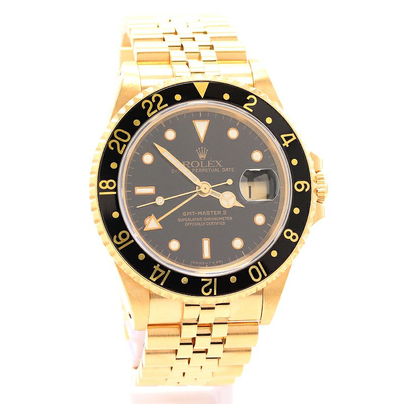 中古】ROLEX GMT MASTER II ロレックス GMTマスターII 16718