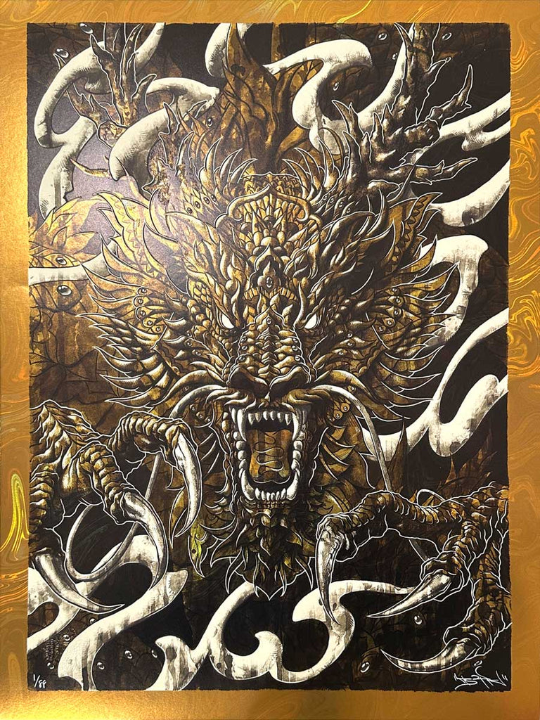 Shenlong Dragon Foil Art Prints (Edition of 88) – BIOWORKZ